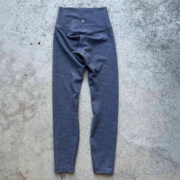 Lululemon Align High-Rise Pant 25" leggings size 4 activewear heathered gray